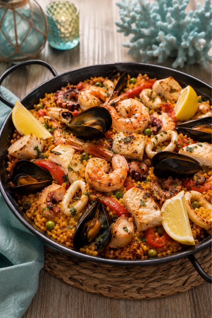 Paella de mariscos
