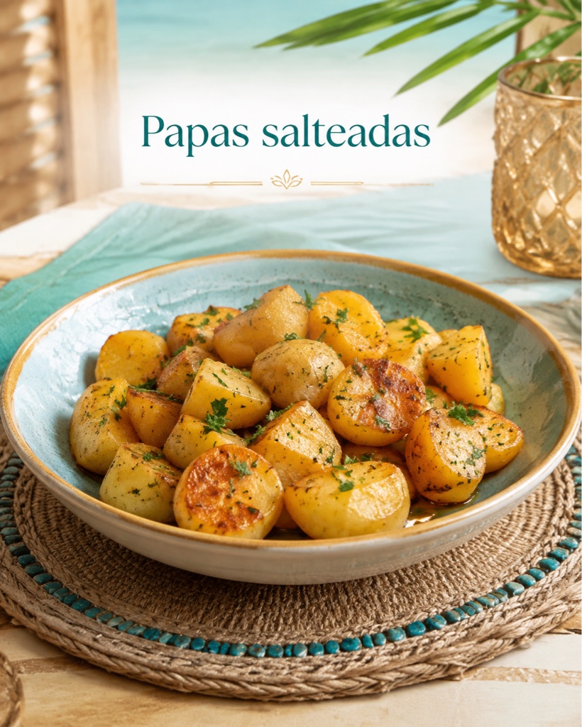 Papas salteadas