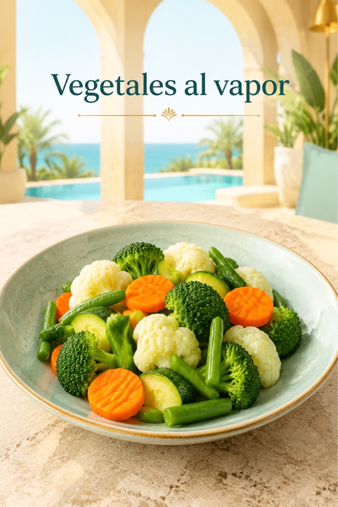 Vegetales al vapor