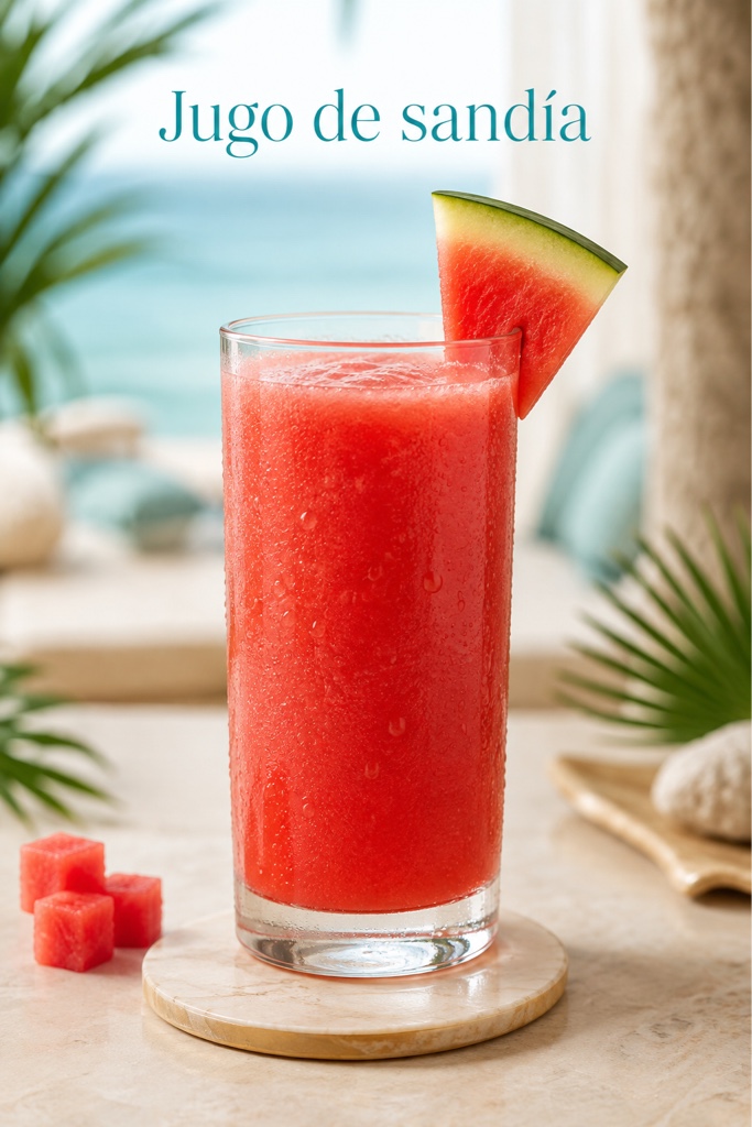 Jugo de sandía