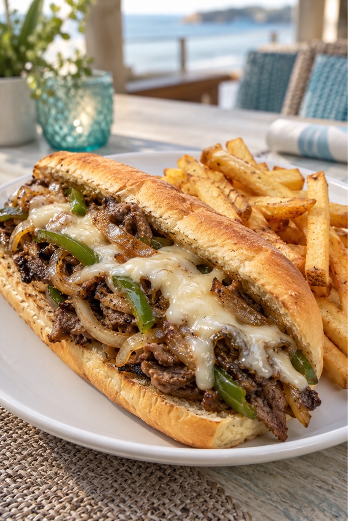 Sándwich Philly Cheesesteak