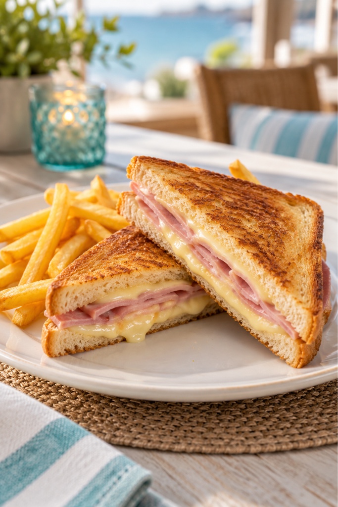 Sándwich mixto con papas