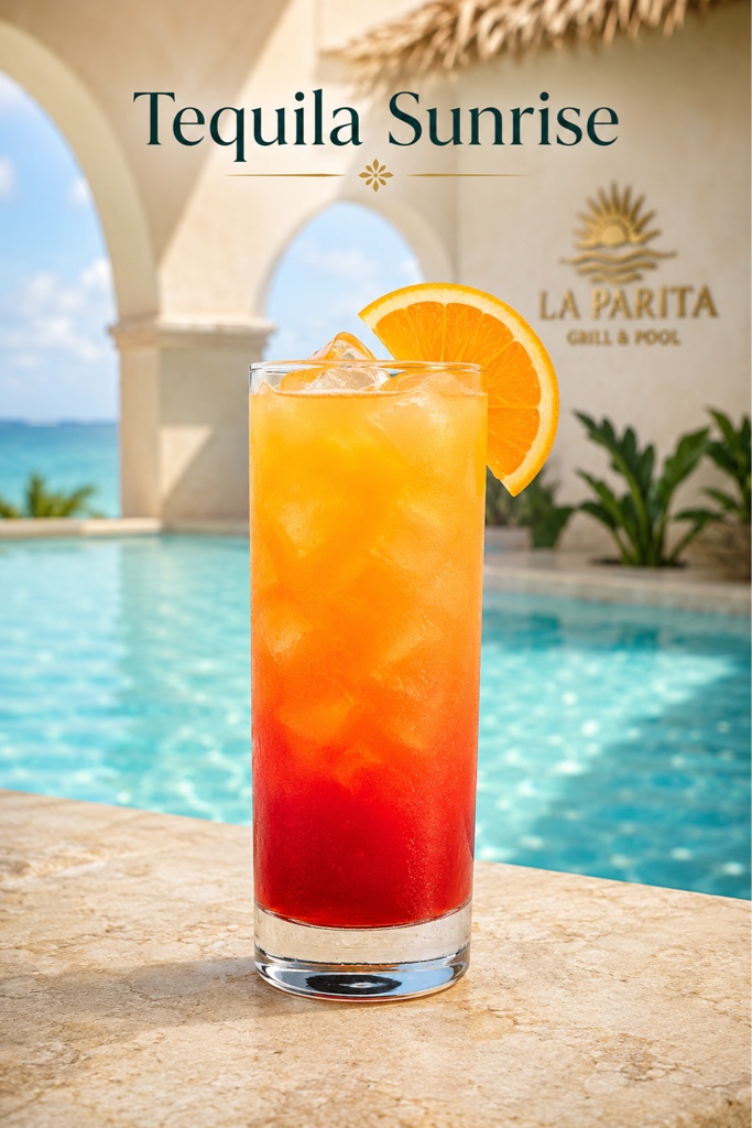 Tequila Sunrise cóctel