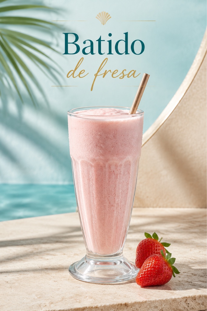Batido de fresa