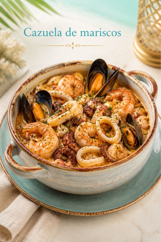 Cazuela de mariscos