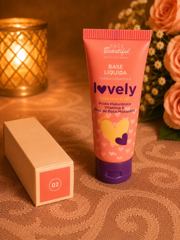 Face Beautiful Lovely Base Líquida 02