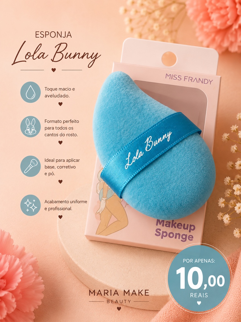 Lola Bunny esponja azul