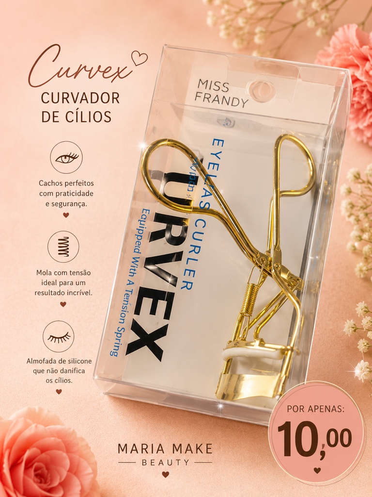 Curvex Maria Make dourado