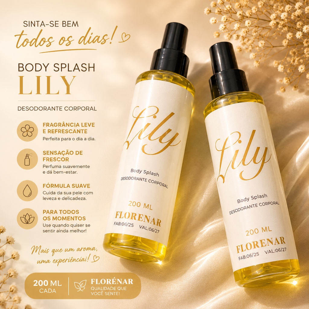 Florénar Lily Body Splash 200ml