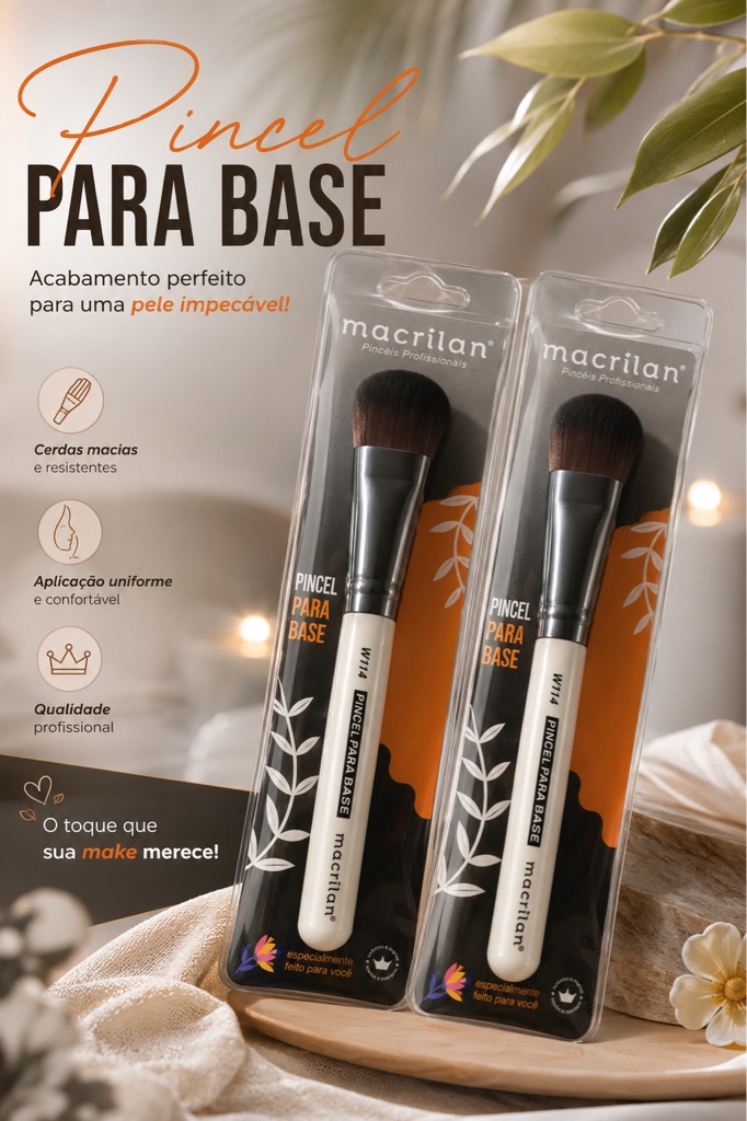 Macrilan pincel para base