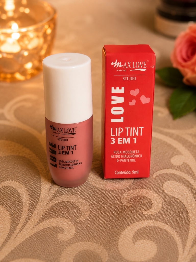 Max Love Lip Tint 3 em 1 Rosa