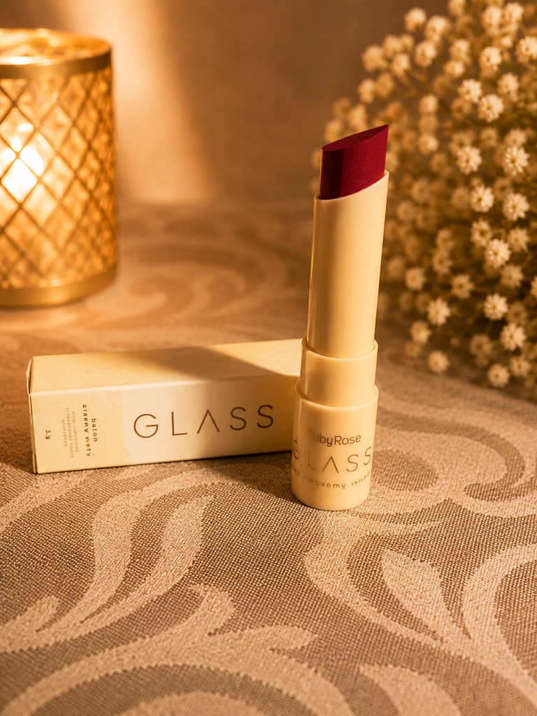 RubyRose Glass batom vinho