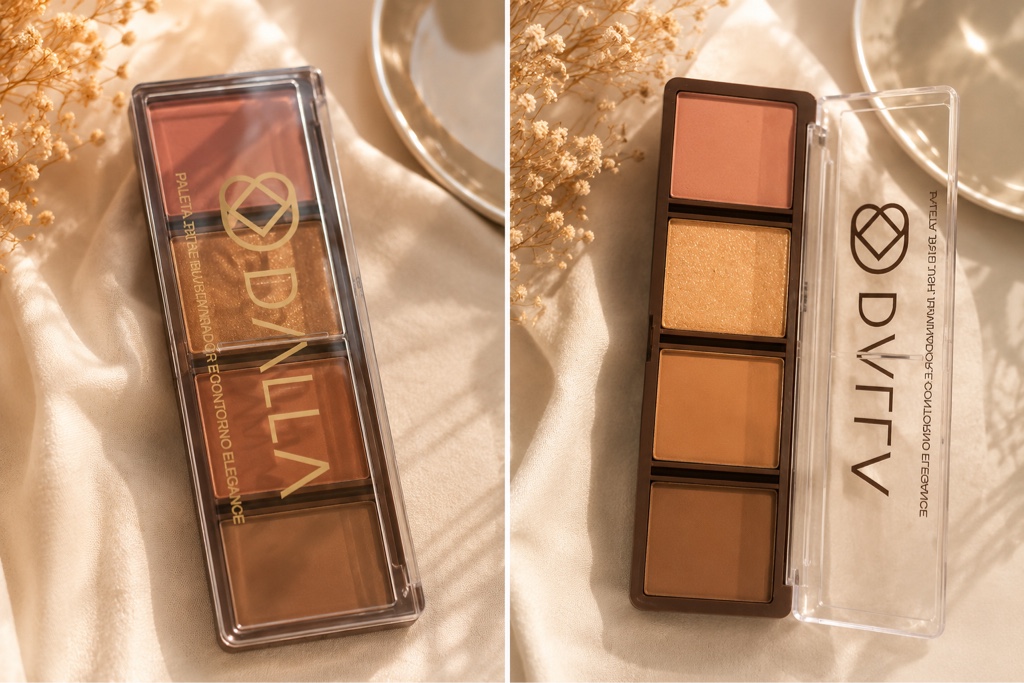 DV77 paleta de sombras nude