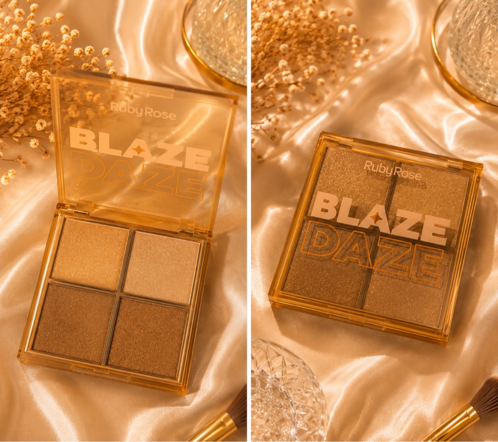 Ruby Rose Blaze Daze paleta dourada