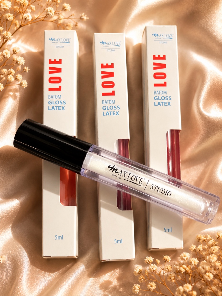 MAX LOVE Studio Batom Gloss Latex 5ml