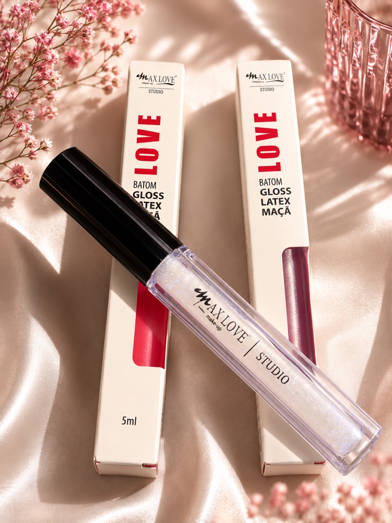 MAX LOVE Batom Gloss Latéx Maçã