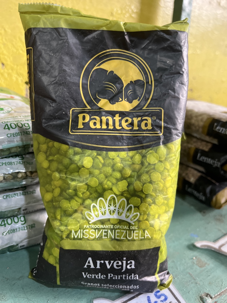 Pantera Arveja verde partida 400g