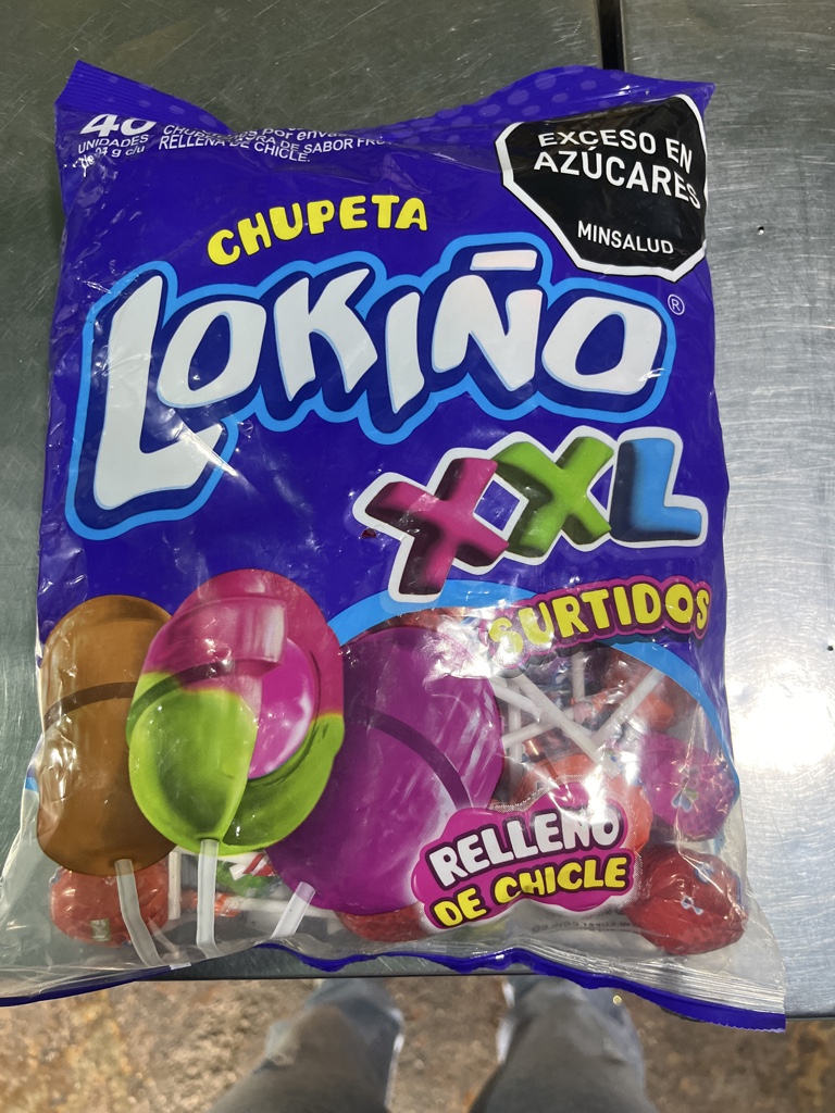 Lokiño XL chupetas surtidas