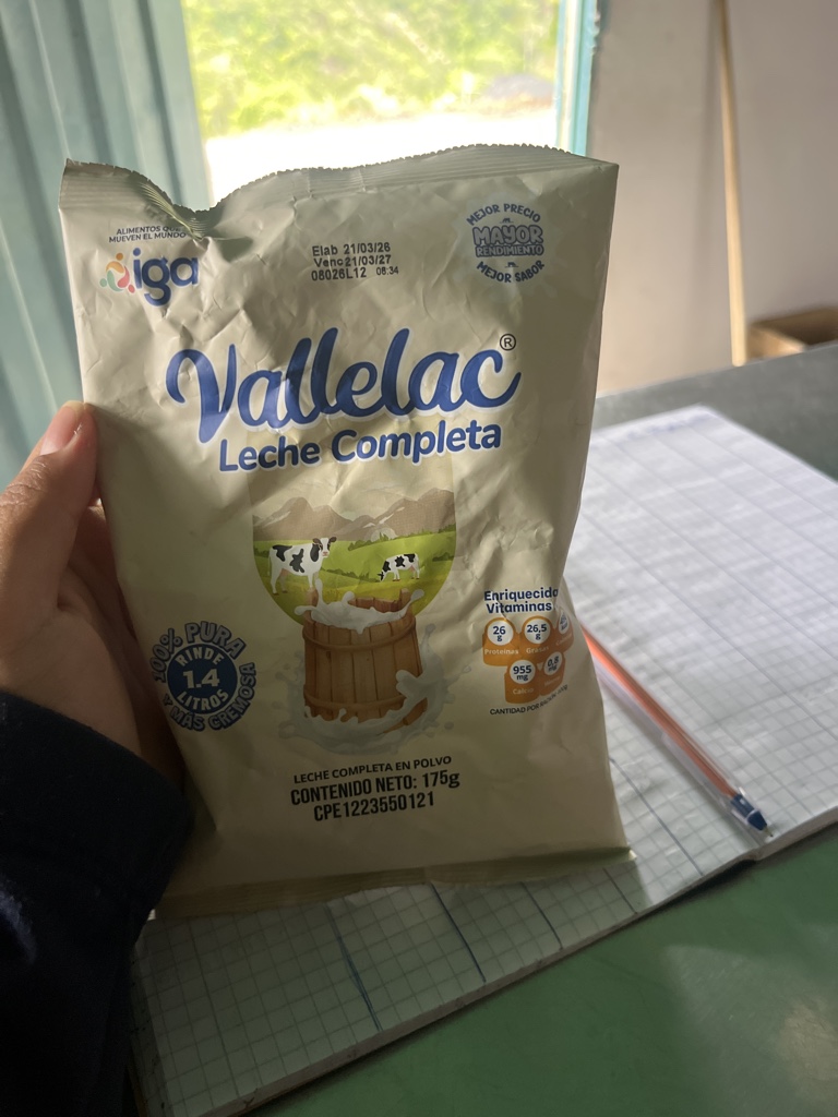 Vallelac leche completa 175g