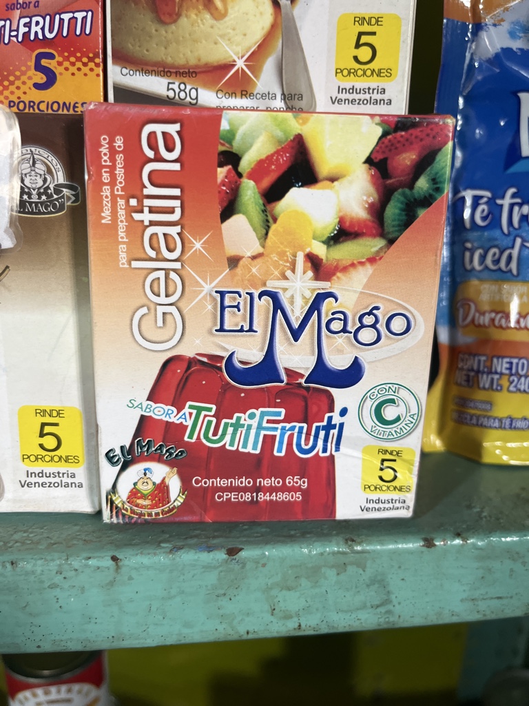 El Mago Gelatina TutiFruti 65g