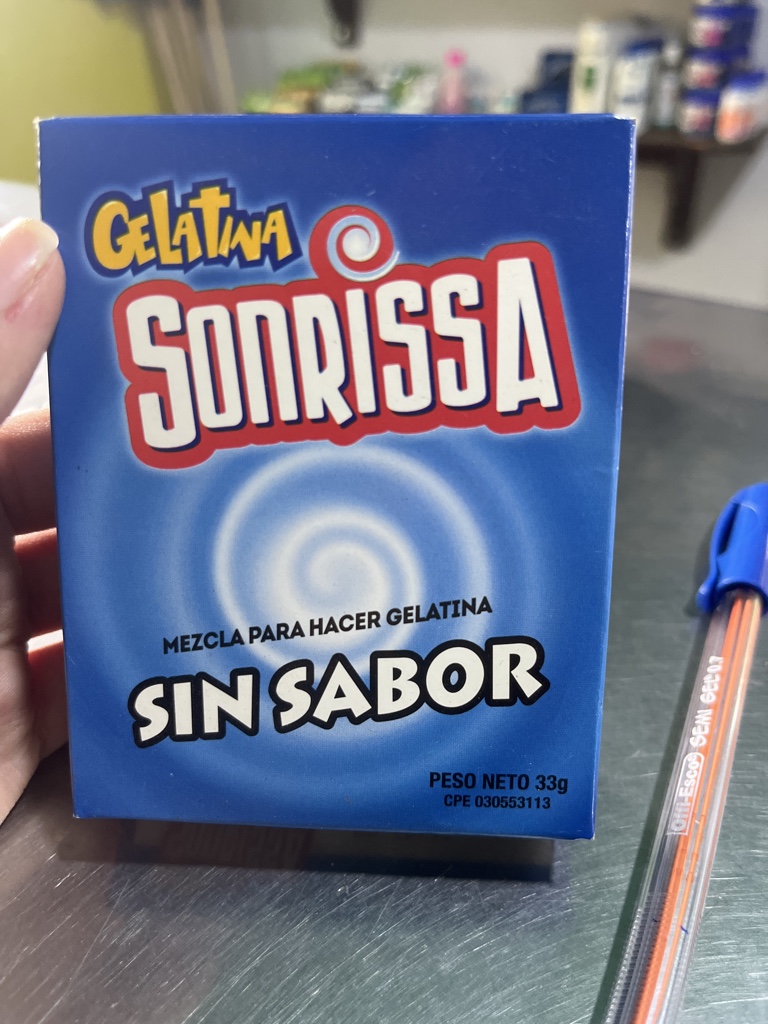 Gelatina Sonrissa sin sabor 33g