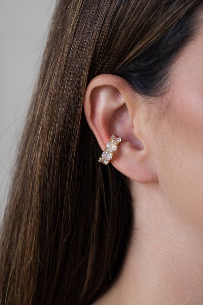 Piercing fake dourado
