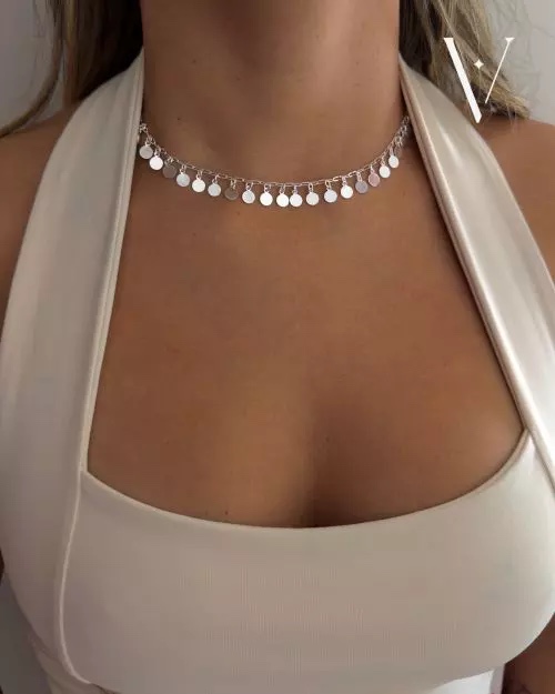 Choker Semijoia taxinha