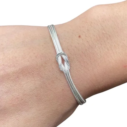 Pulseira nó Semijoia