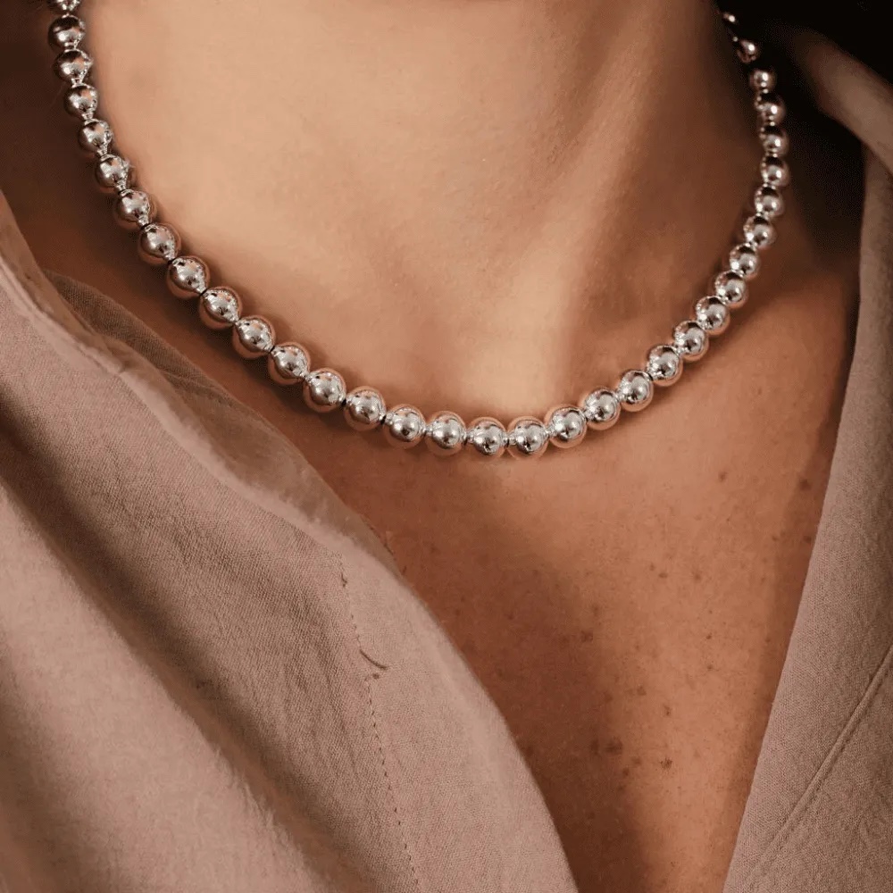 Choker bolinha Semijoia