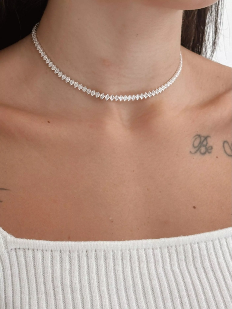 Choker riviera Semijoia