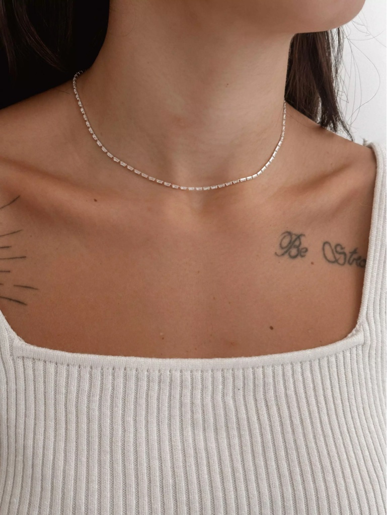 Choker brilho Semijoia