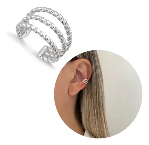 Piercing fake prata 925