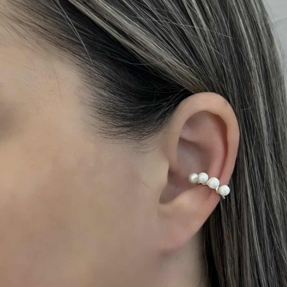 Piercing fake pérola
