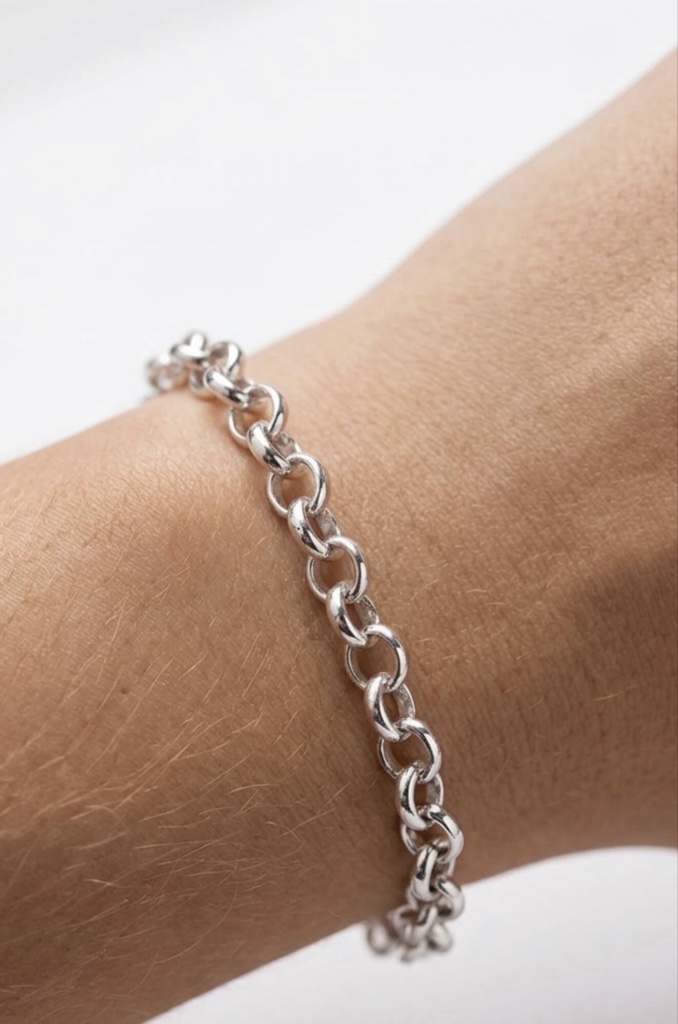 Pulseira elos pequenos Semijoia