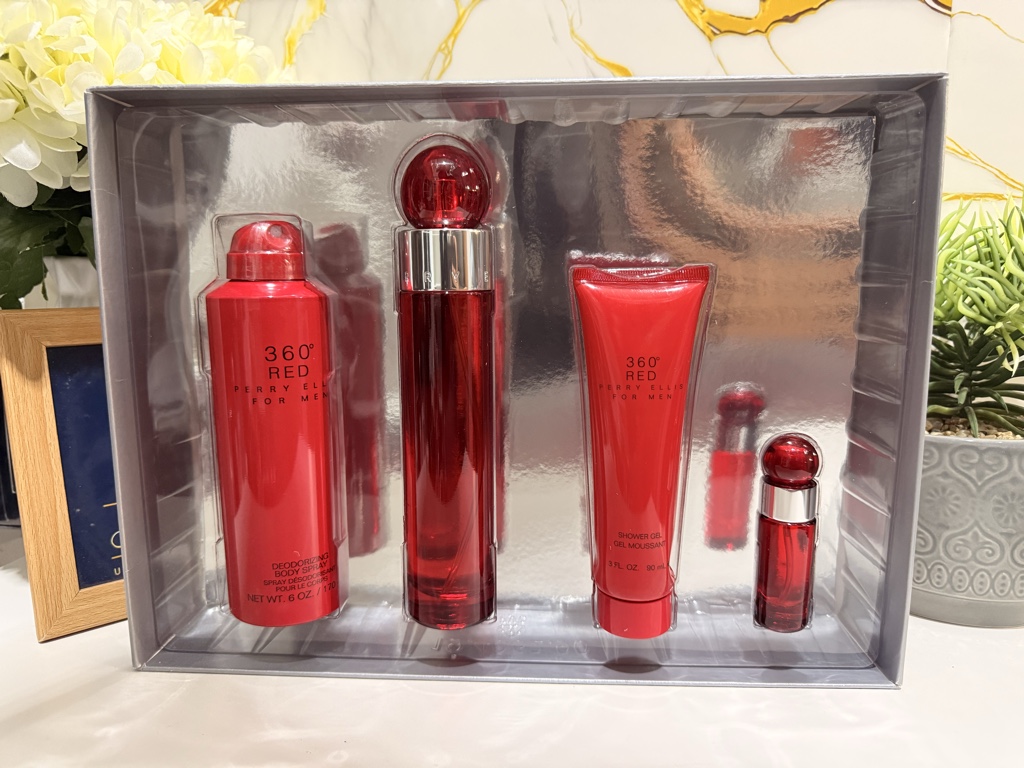 Set 360 Red For Men Perry Ellis