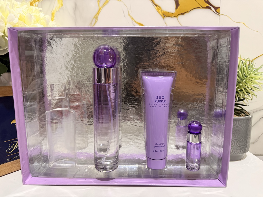 Set 360 Purple Women Perry Ellis