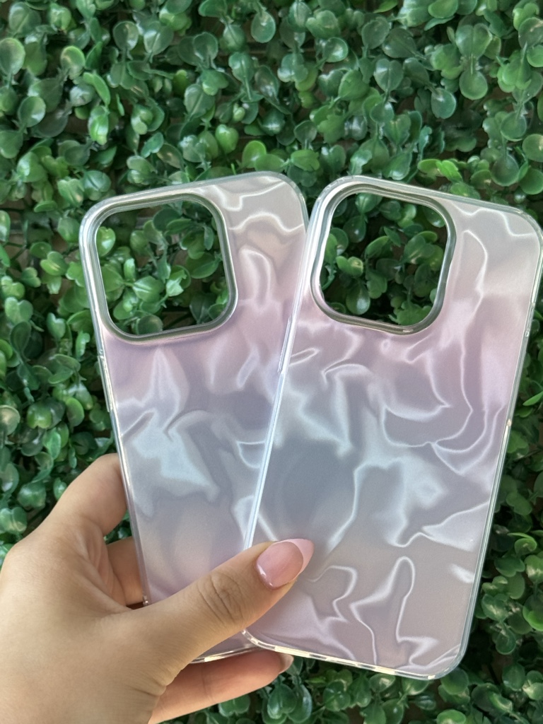 Funda holografica lila