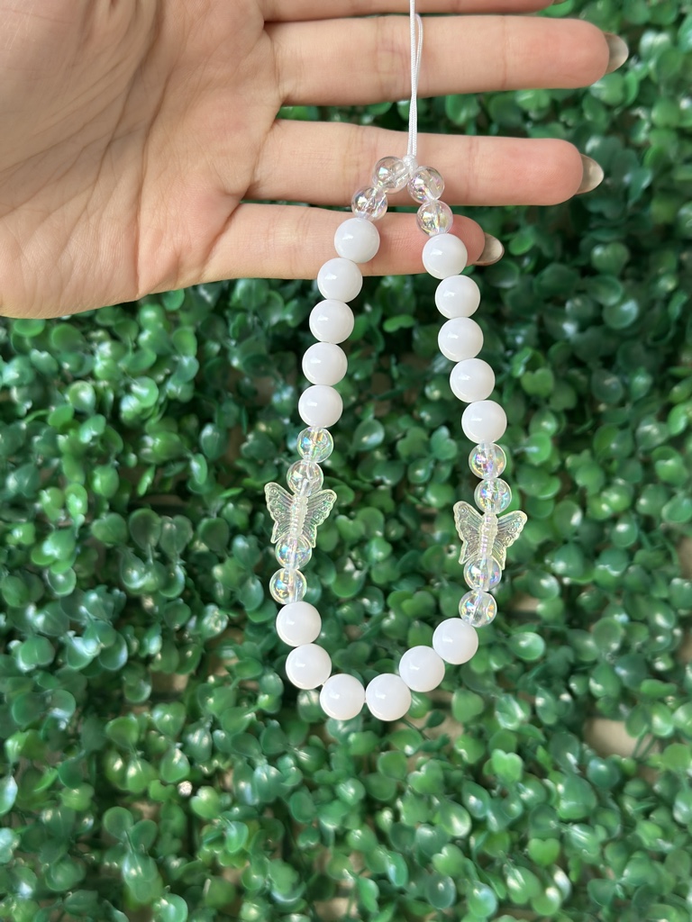 Strap mariposa blanca