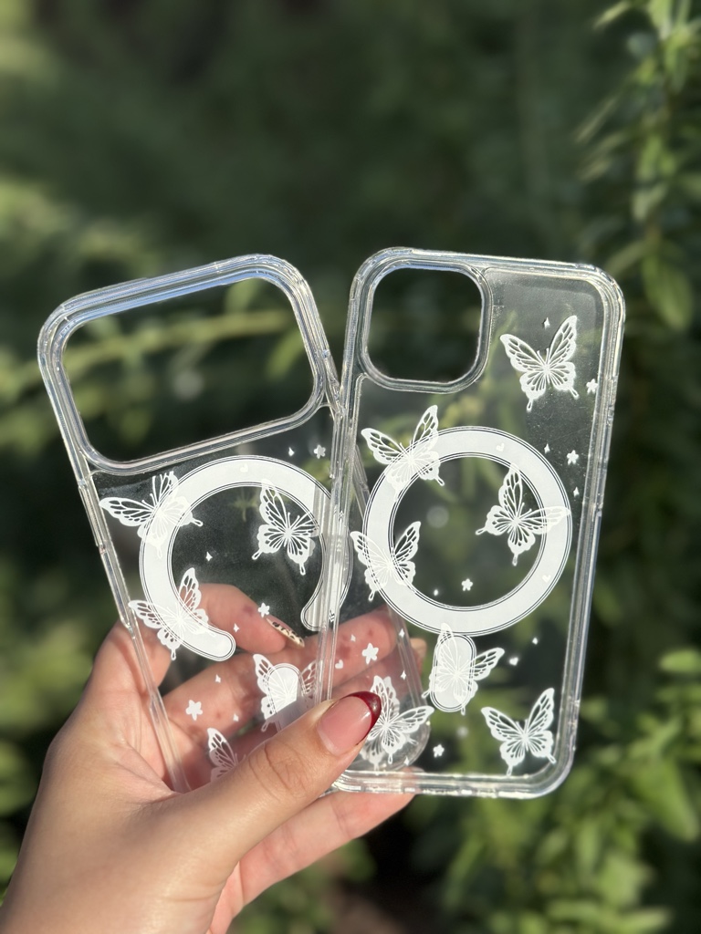 Funda magsafe mariposas