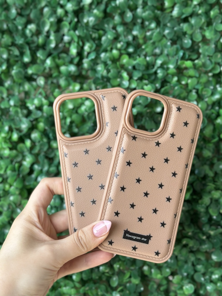 Funda beige estrellas
