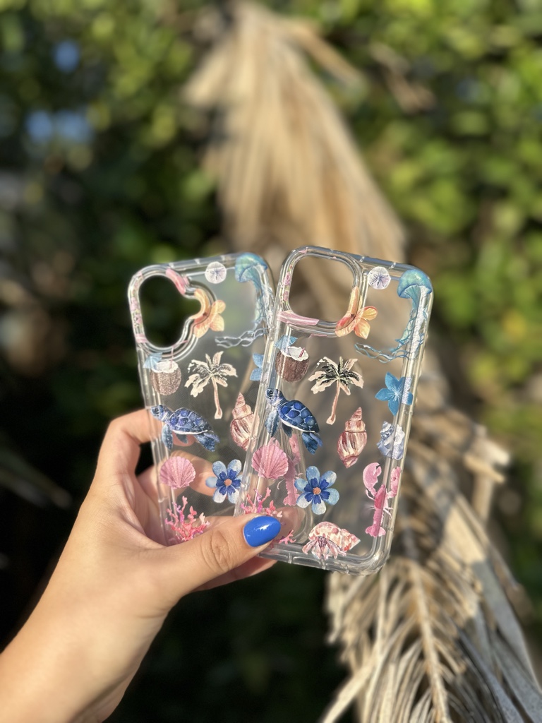 Funda transparente de mar