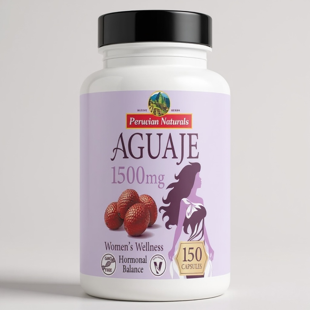 PERUVIAN NATURALS AGUAJE 1500 mg 150 caps