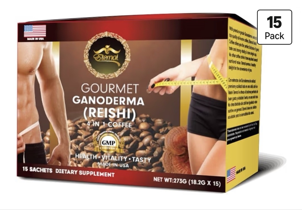ETERNAL GANODERMA (REISHI) 4 IN 1 COFEE