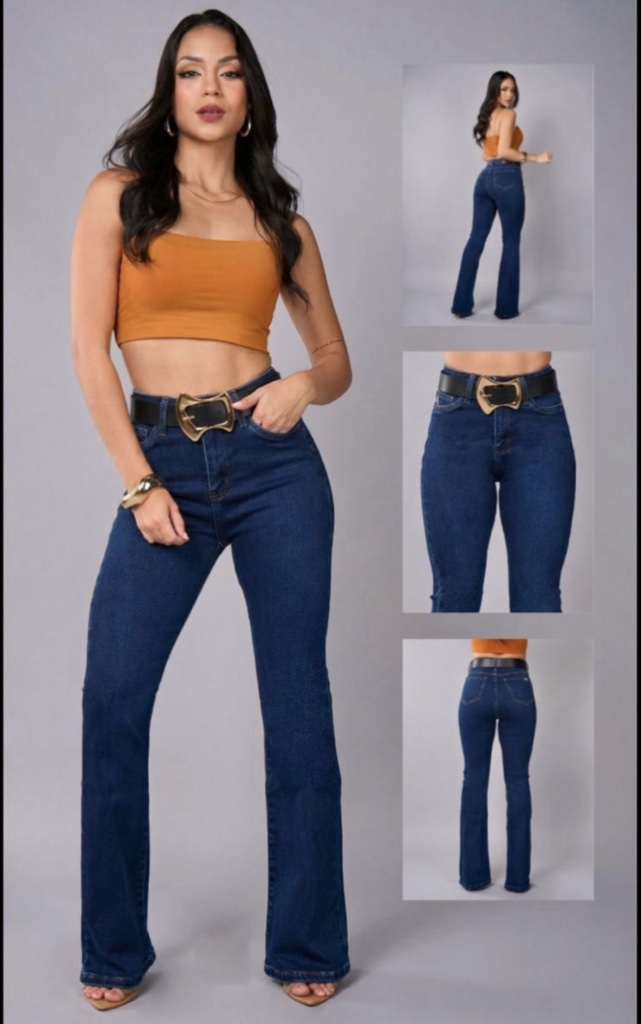 Jean azul Flare POMP-10779