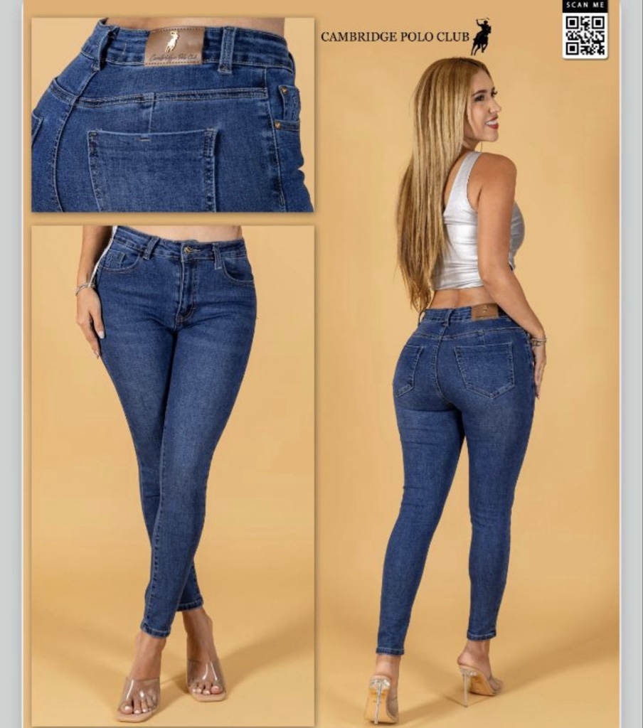 Polo Skinny jean -azul claro-162836