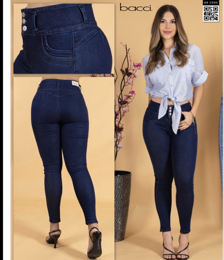 Bacci- skinny azul oscuro-16031