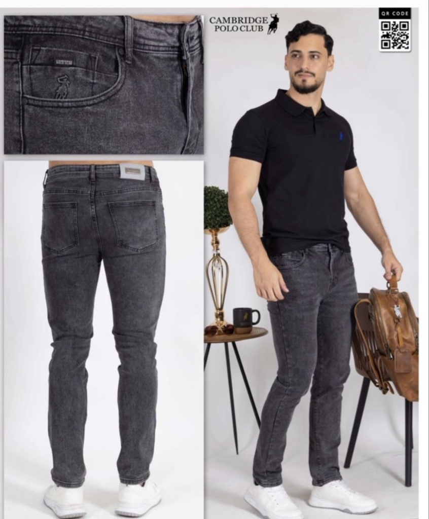 PoLo Skinny jeans gris Hombre