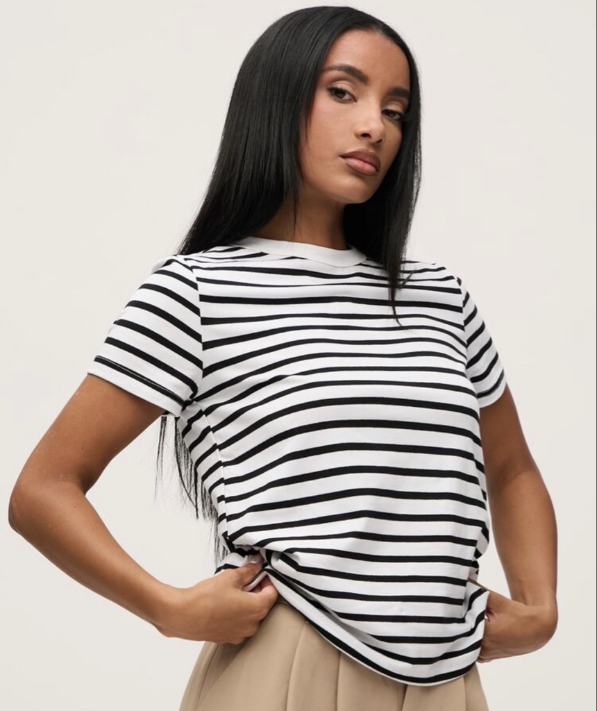 Blusa blanca puntos negros SH