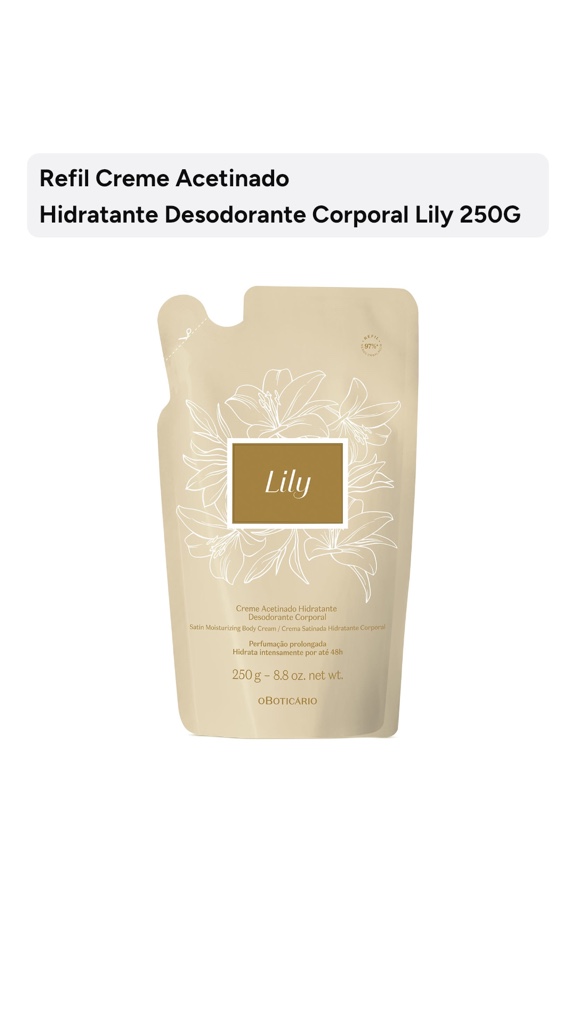 Refil Hidratante Lily