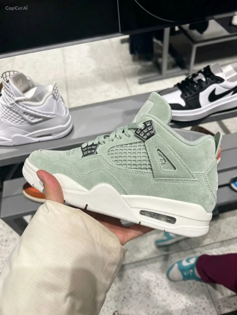 Jordan 4 retro Verde aqua